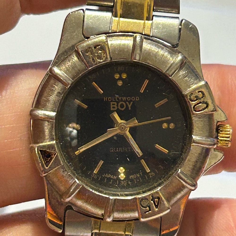 Black and Gold Men's Watch